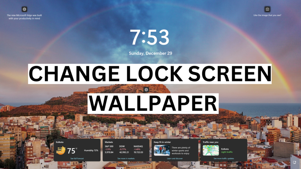 change lock screen wallpaper